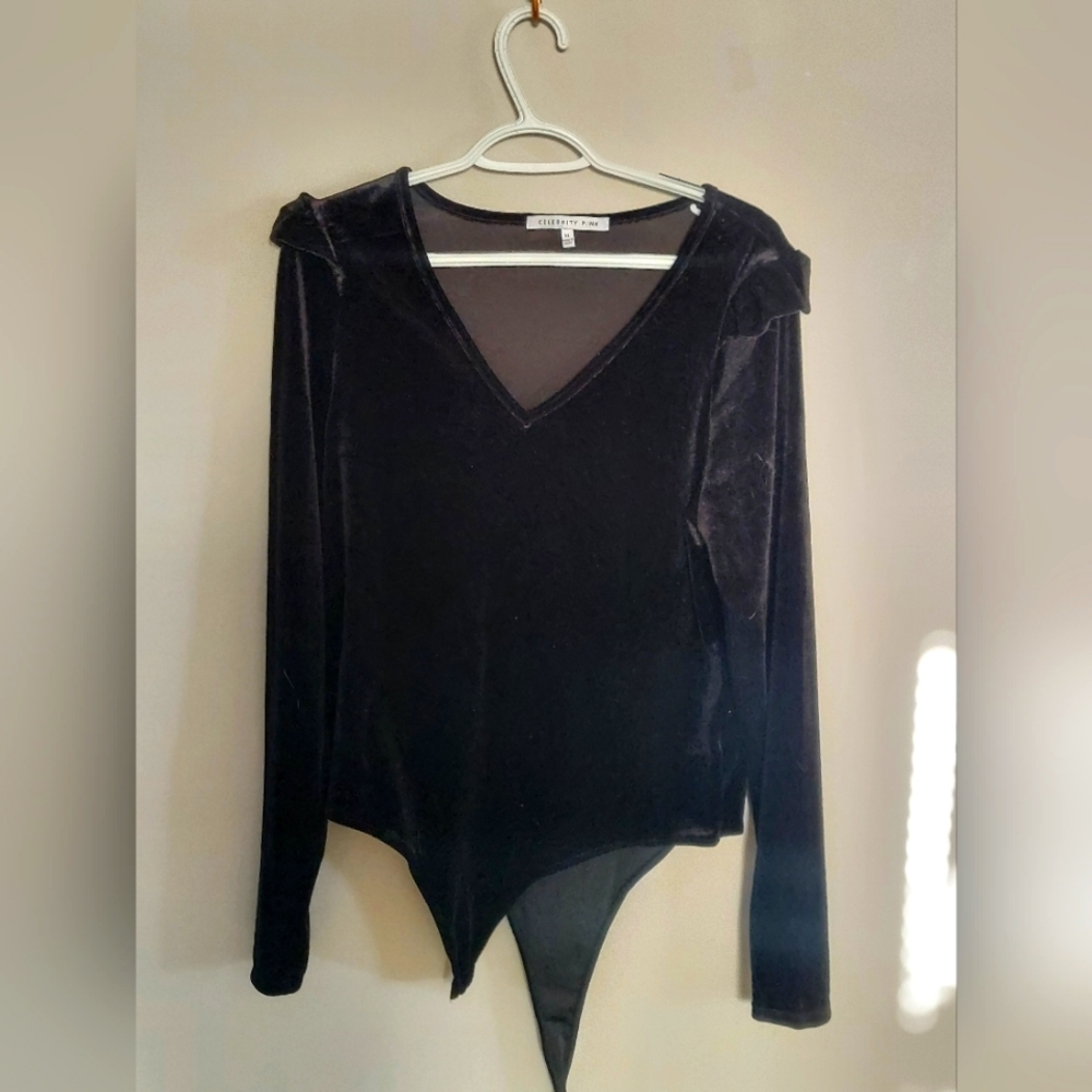 Velvet bodysuit